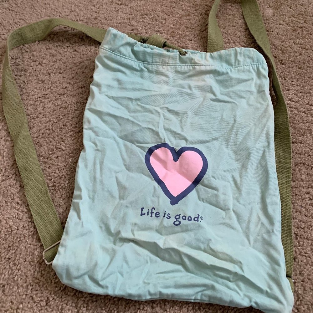 Drawstring Bag "Life is Good"